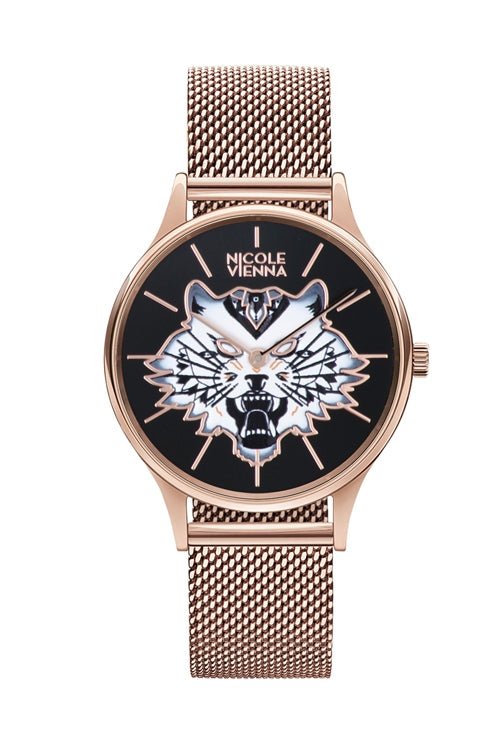 Montre Nicole VIENNA Mesh Queens Rose Gold NV00100046 - Nicole Vienna - Bijouterie TAMARA