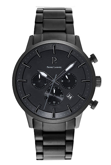 Montre Pierre Lannier Absolue Acier Noir - Pierre Lannier - Bijouterie TAMARA