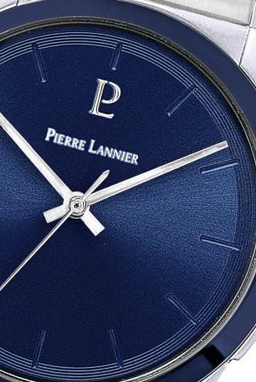 Montre Pierre Lannier Candide acier bleu - Pierre Lannier - Bijouterie TAMARA