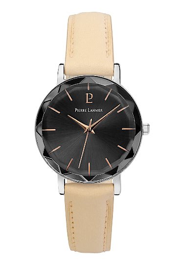 Montre Pierre Lannier Multiples Cuir brun - Pierre Lannier - Bijouterie TAMARA