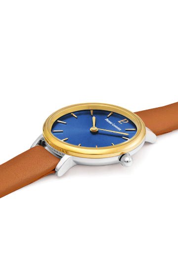 Montre Pierre Lannier Nova Bleue Cuir brun - Pierre Lannier - Bijouterie TAMARA