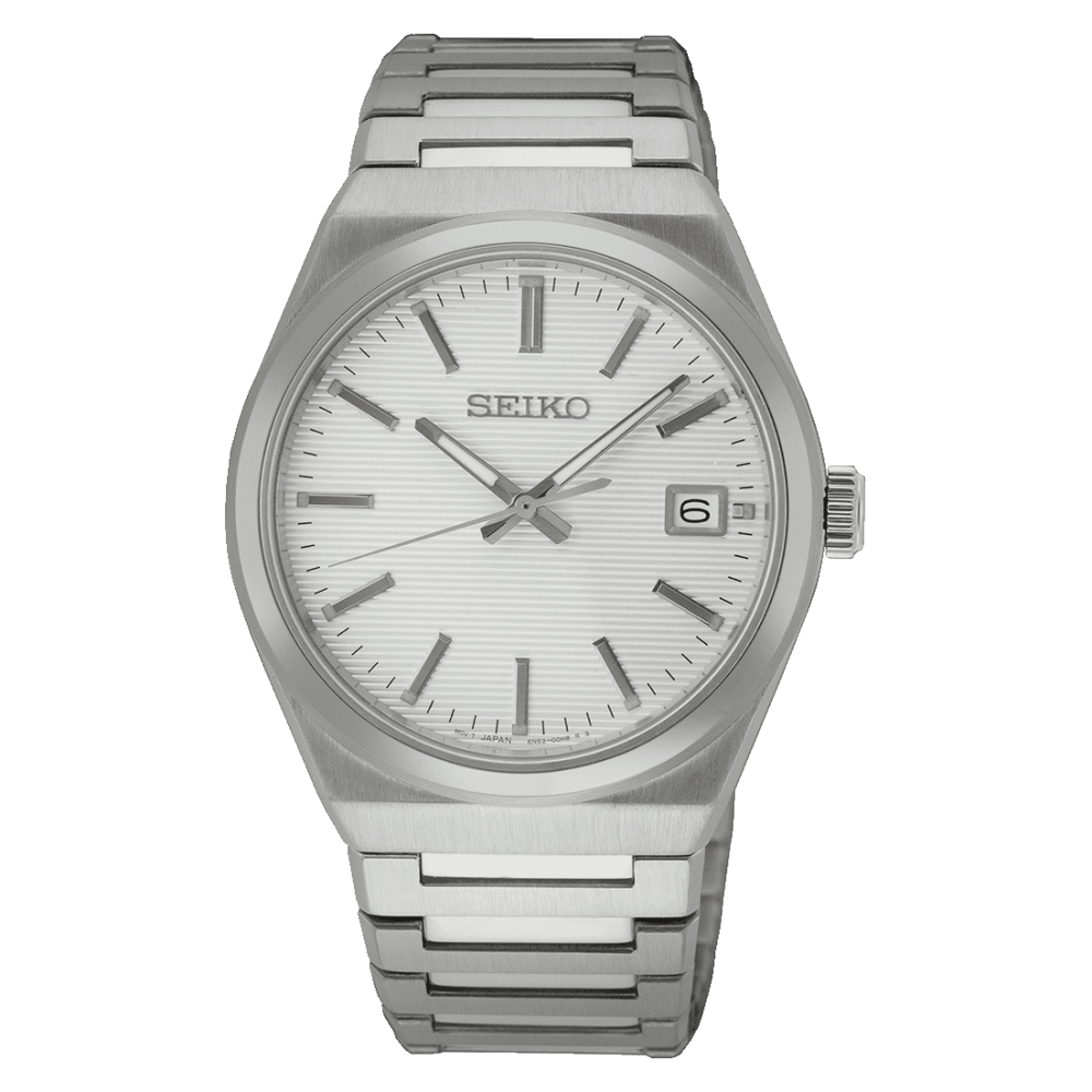 Montre SEIKO Classique Acier Blanc - Seiko - Bijouterie TAMARA