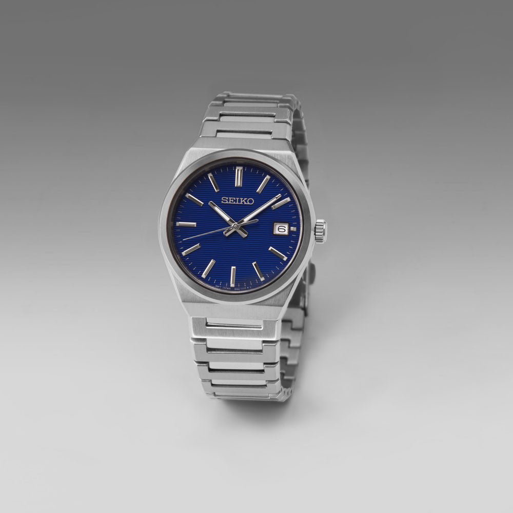 Montre SEIKO Classique Acier Bleu - Seiko - Bijouterie TAMARA