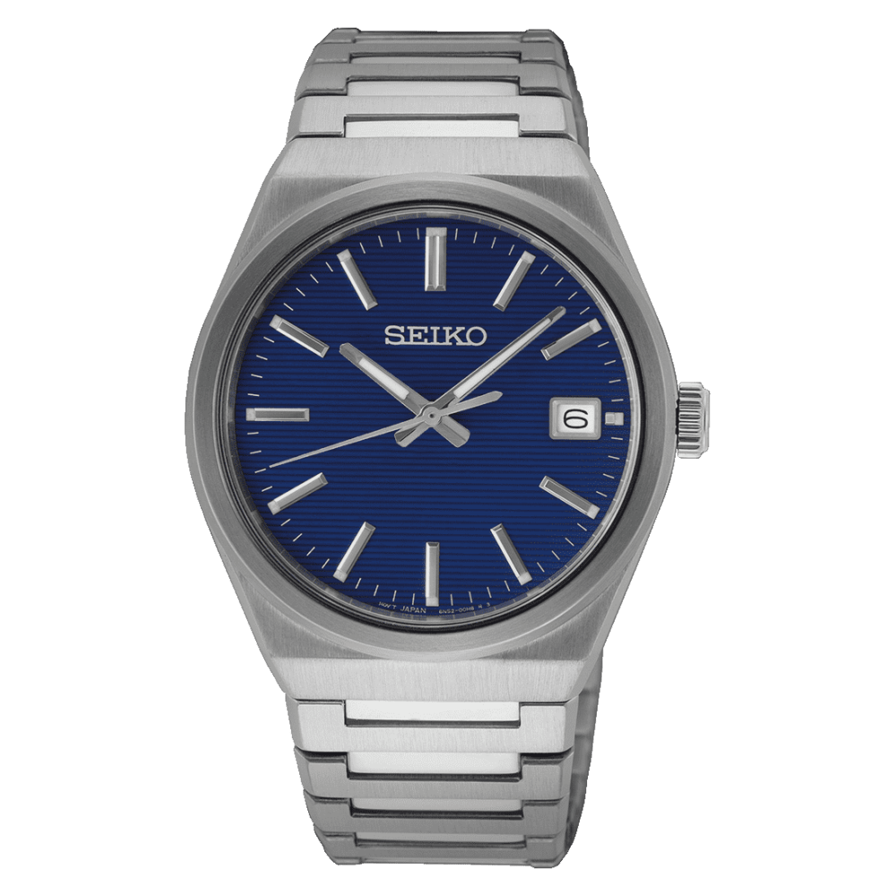 Montre SEIKO Classique Acier Bleu - Seiko - Bijouterie TAMARA