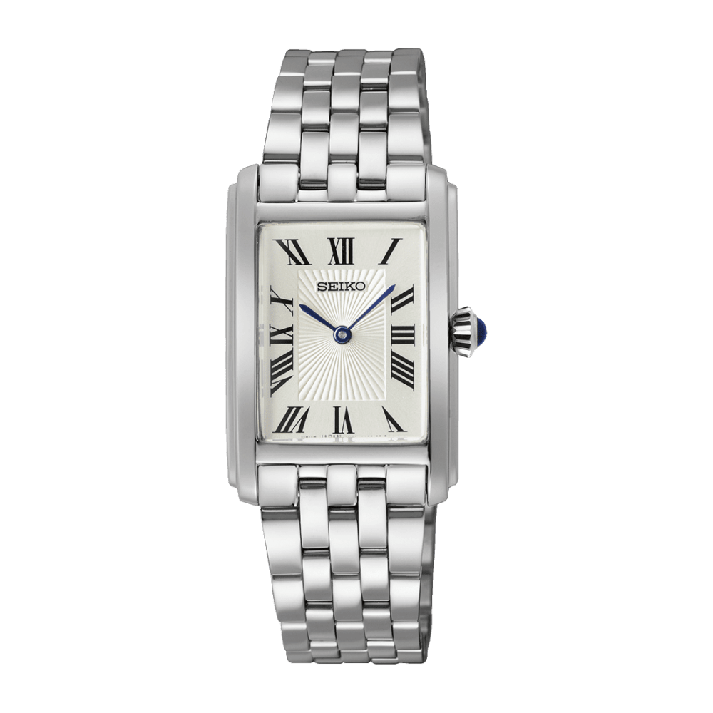 Montre SEIKO Classique Femme Acier rectangulaire - Seiko - Bijouterie TAMARA