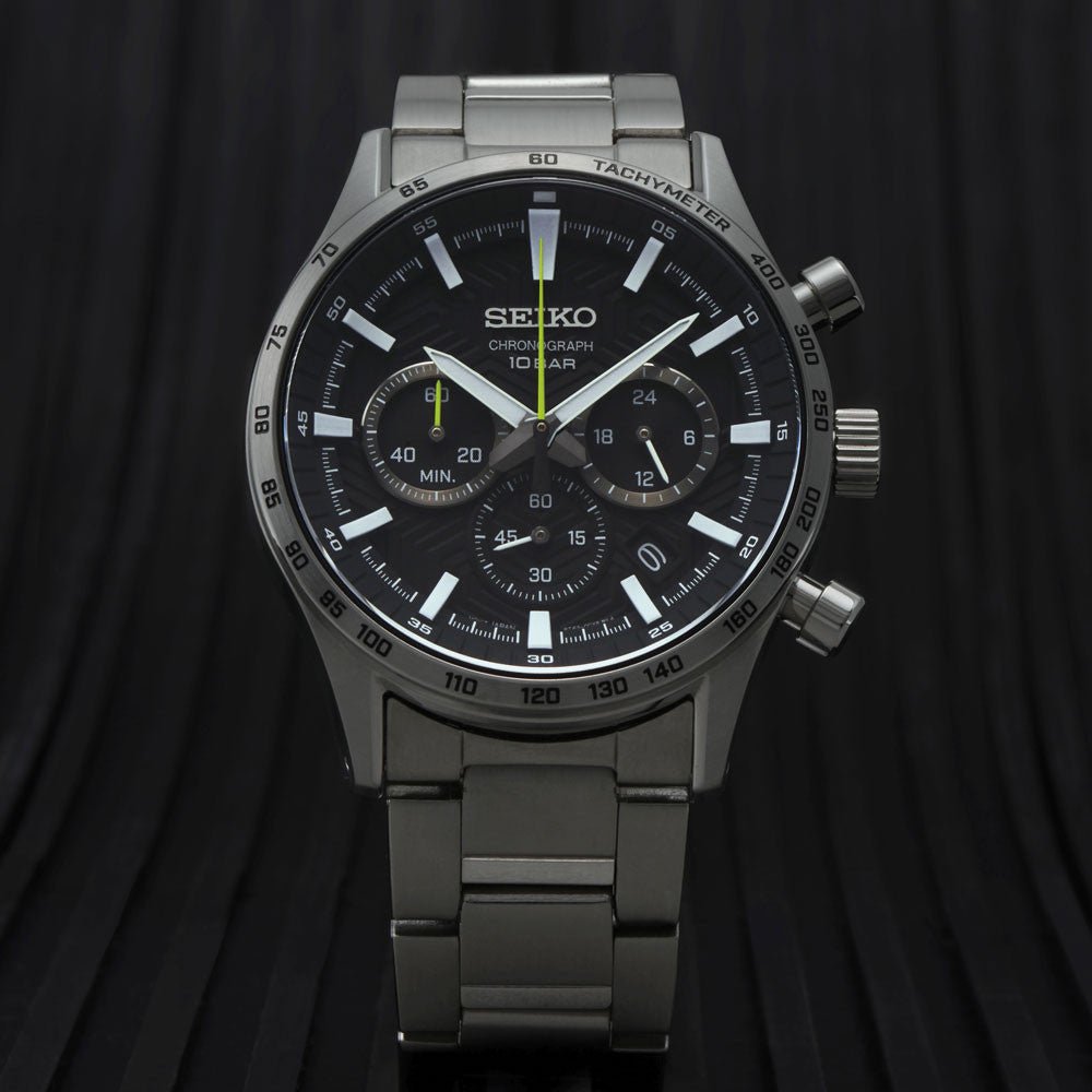 Montre SEIKO Sport Chrono Acier - Seiko - Bijouterie TAMARA