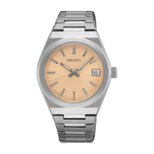 Montre SEIKO Sportchic femme Acier Rose Saumon - Seiko - Bijouterie TAMARA