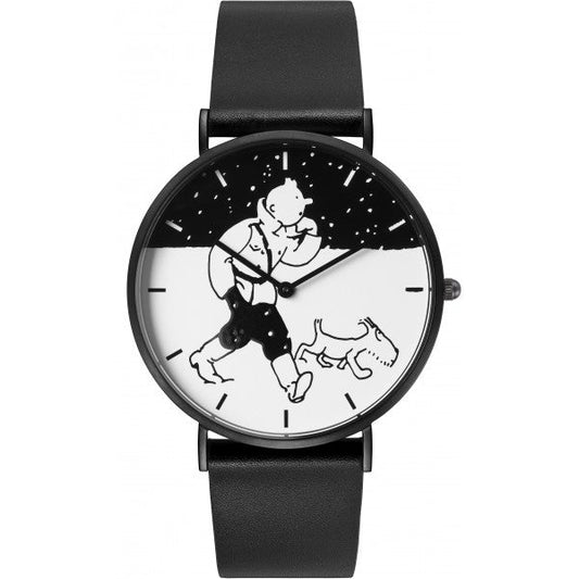 Montre TINTIN & CO Soviet Classic snow Black - Tintin - Bijouterie TAMARA