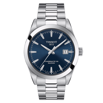 Montre TISSOT Gentleman Auto Acier Bleu - Tissot - Bijouterie TAMARA