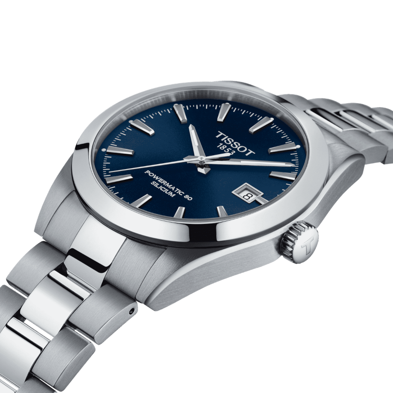 Montre TISSOT Gentleman Auto Acier Bleu - Tissot - Bijouterie TAMARA