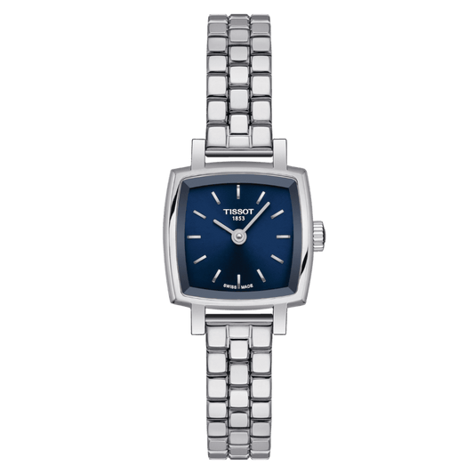 Montre TISSOT Lovely carré bleue - Tissot - Bijouterie TAMARA