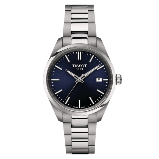 Montre TISSOT PR100 Acier Bleu 34mm - Tissot - Bijouterie TAMARA