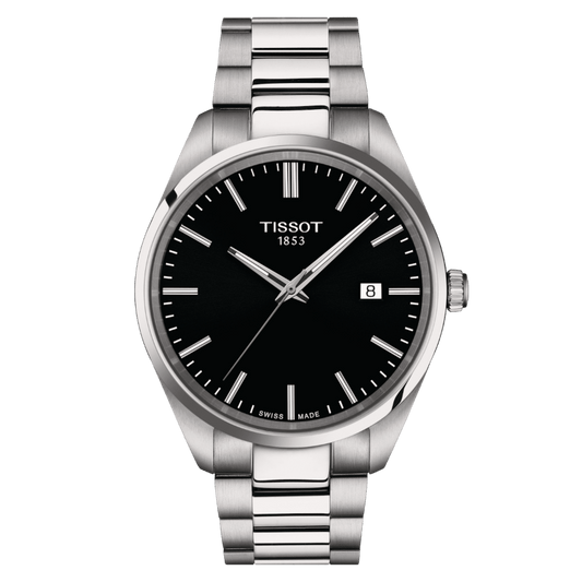 Montre TISSOT PR100 Acier Noir 40mm - Tissot - Bijouterie TAMARA