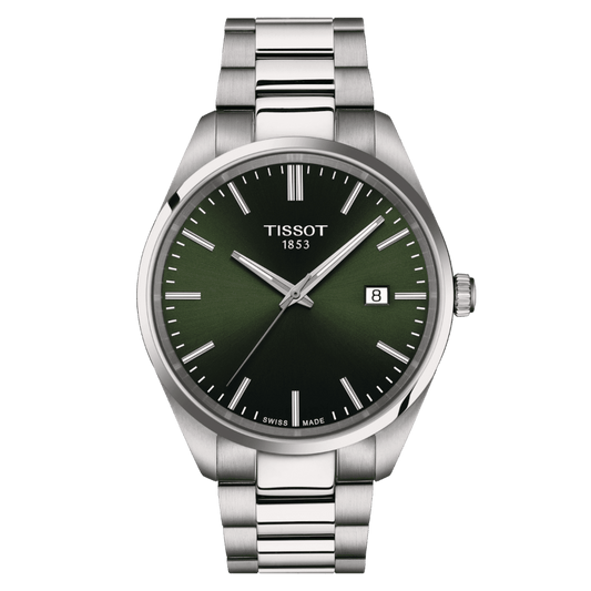 Montre TISSOT PR100 Acier Vert 40mm - Tissot - Bijouterie TAMARA