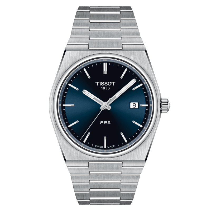 Montre TISSOT PRX Acier Bleu 40mm - Tissot - Bijouterie TAMARA