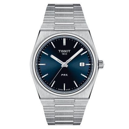 Montre TISSOT PRX Acier Bleu 40mm - Tissot - Bijouterie TAMARA