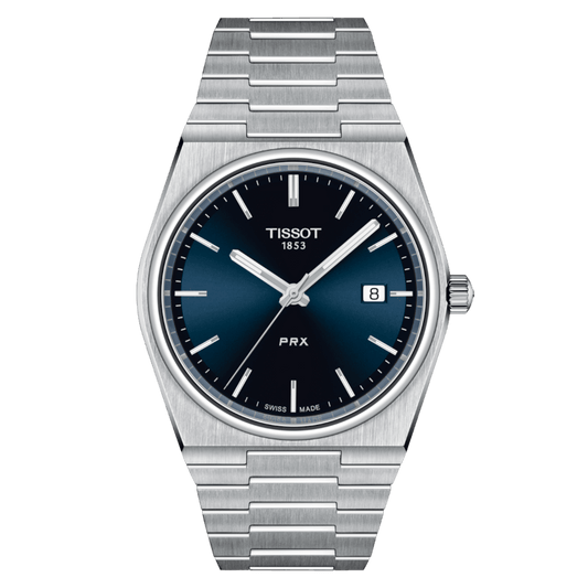 Montre TISSOT PRX Acier Bleu 40mm - Tissot - Bijouterie TAMARA