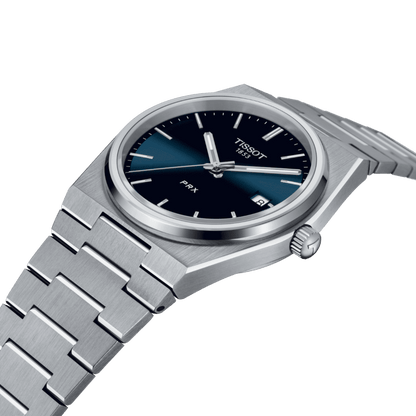 Montre TISSOT PRX Acier Bleu 40mm - Tissot - Bijouterie TAMARA