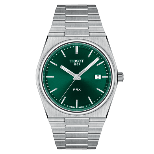 Montre TISSOT PRX Acier Vert 40mm - Tissot - Bijouterie TAMARA