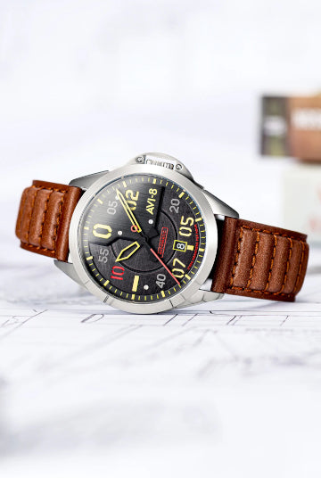 AVI 8 P 51 Mustang Hitchcock Automatic Watch